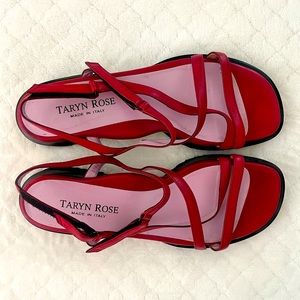 Taryn Rose red sandals